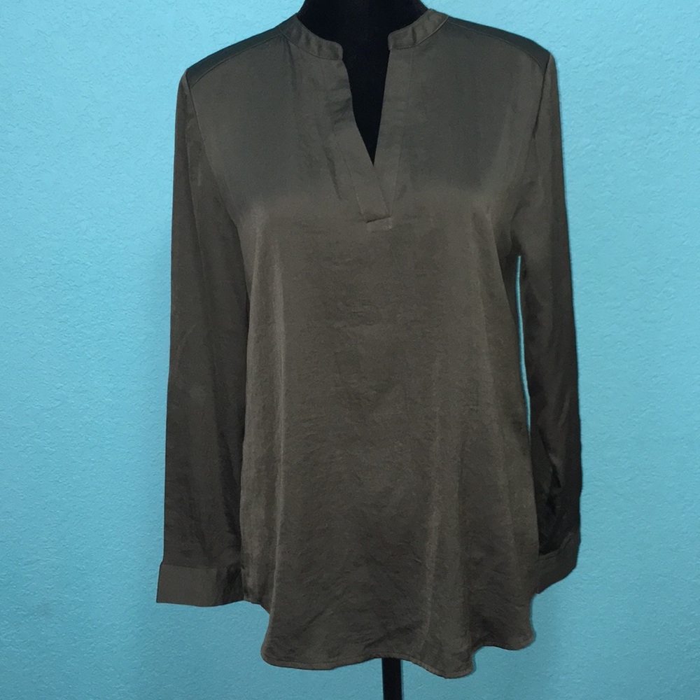 Chico’s Military green tunic Size 1